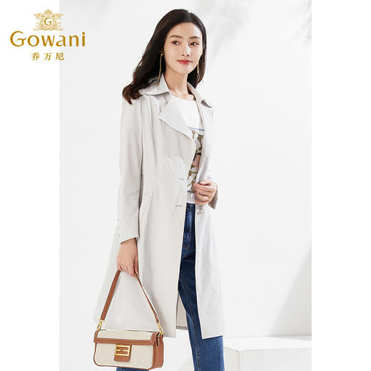 乔万尼春季新品风衣经典翻领EI3A232 商品图2