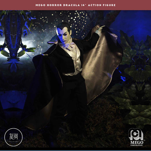 现货 Mego 德古拉 吸血鬼 Dracula 14英寸 可动人偶 商品图3
