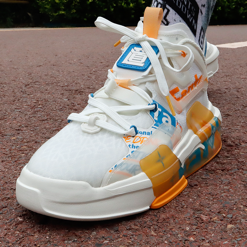 安踏霸道芬达联名休闲鞋2021夏季新款男女鞋网面情侣112138081s