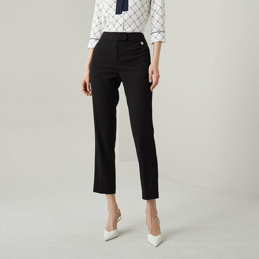 PRICH2021年秋季新款气质通勤直筒显瘦职场西装裤女PRTCB3801E 商品图1