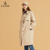 衣恋个性御姐风单排扣长款风衣外套EEJTB49H6C 商品缩略图0