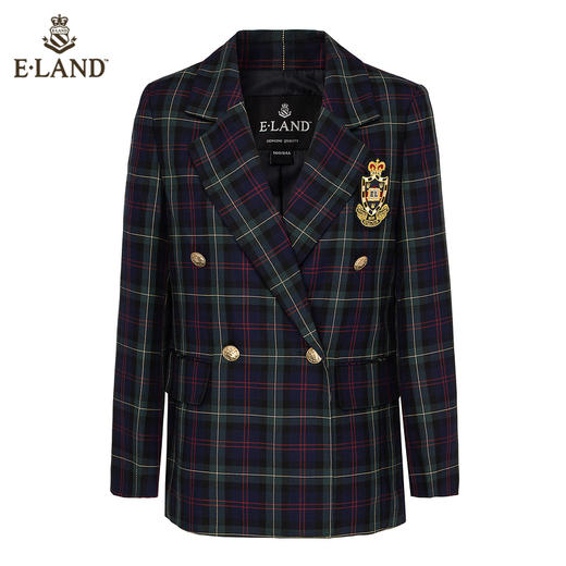 衣恋小众甜美西装领双排扣外套EEJKB49H5M 商品图4