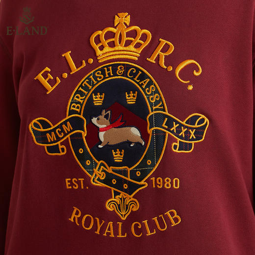 衣恋宽松休闲连帽柯基时尚连衣裙EEOMB49C1M 商品图3