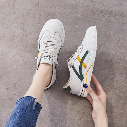 ZHR休闲鞋女经典复古拼接撞色女鞋柔软舒适防滑耐磨百搭鞋经典必备 商品图4