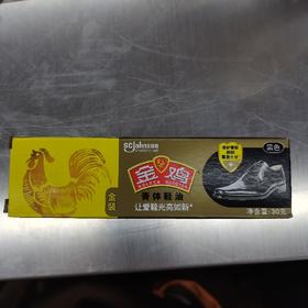金鸡膏体鞋油黑色30克