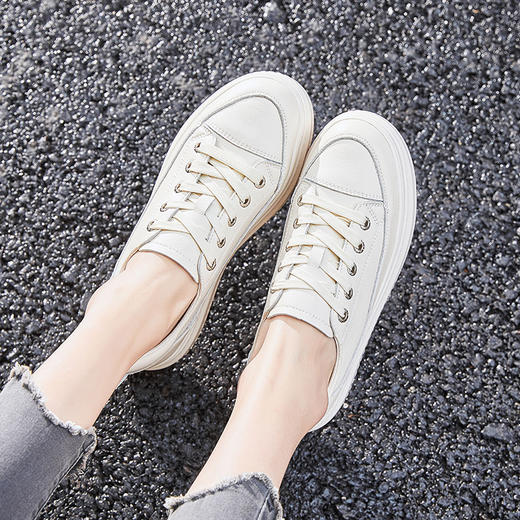 ZHR20新厚底女休闲鞋女板鞋子女运动鞋小白鞋白色女鞋 商品图11