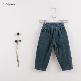 【马克珍妮 法式系列】新款宝宝秋冬装 女童灯芯绒裤213071