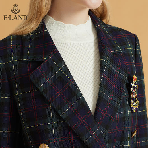 衣恋小众甜美西装领双排扣外套EEJKB49H5M 商品图3