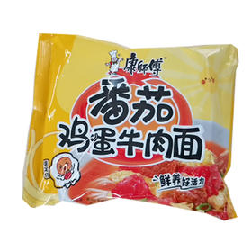 【8.9元4袋】康师傅袋装番茄牛肉面107g（0102126）