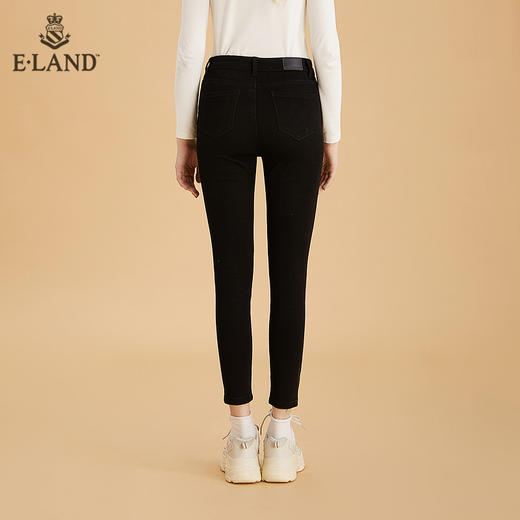 衣恋休闲修身显瘦纯色牛仔裤EETJB49Q1N 商品图2