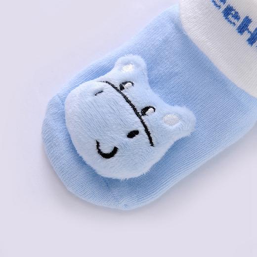 英氏-鞋袜类（秋）E1公仔袜(1双装）浅蓝11CM 商品图2