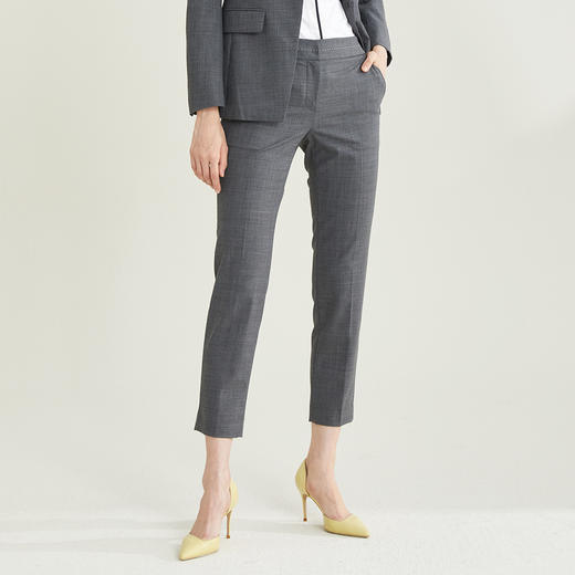 PRICH2021年新款气质显瘦直筒小脚西装裤女职场OL风PRTCB7805N 商品图1