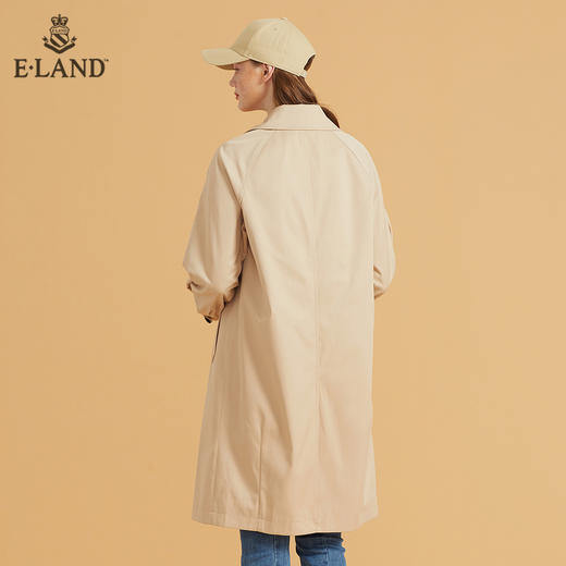 衣恋个性御姐风单排扣长款风衣外套EEJTB49H6C 商品图2