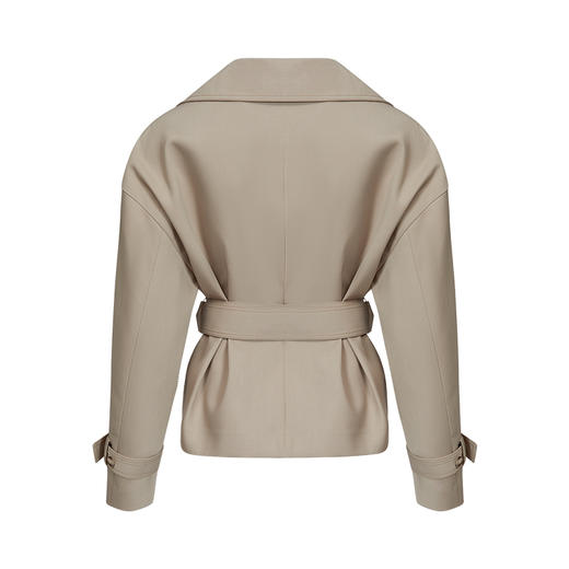 VIMAGE纬漫纪秋季新款气质时尚短款翻领收腰显瘦百搭外套V1603237 商品图10