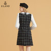 衣恋娃娃领格子小香风泡泡袖连衣裙EEOWB49H3M 商品缩略图2