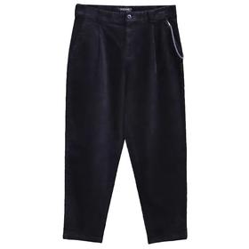 PEACEBIRD太平鸟男装2021秋新款九分休闲裤B2GGB3325