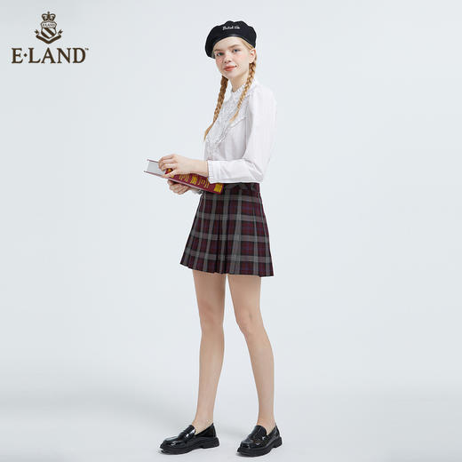 衣恋木耳边领口设计感衬衫女EEBWB49C3M 商品图1