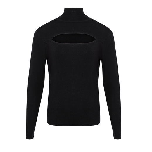 VIMAGE纬漫纪秋季新款简约温柔纯色高领百搭针织衫女打底衫V1601215 商品图8