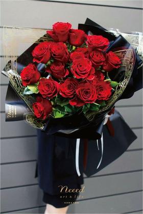 鲜花花束|《热烈的红》