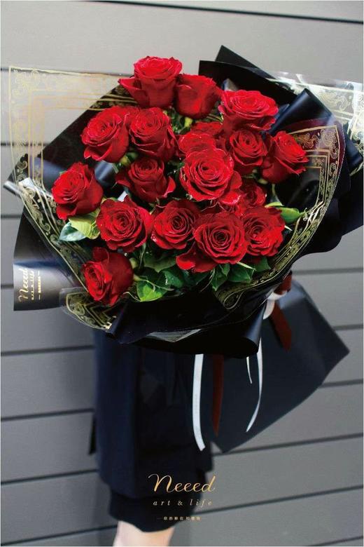 鲜花花束|《热烈的红》 商品图0