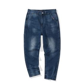 太平鸟男装 休闲长裤男2021年秋新款牛仔裤B2HAB3E11