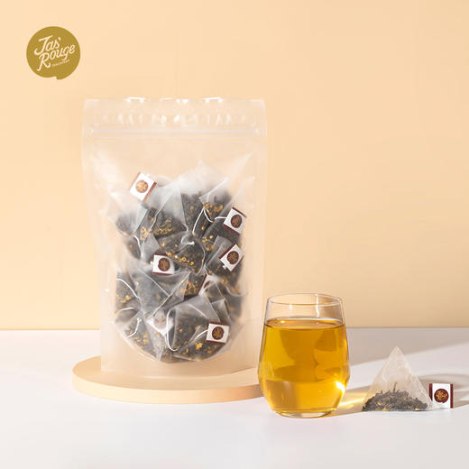 【Jasrouge茶】 桂花乌龙茶180g（盒装三角茶包）3g/包*30包/袋*2袋/盒 萃茶 餐饮店奶茶店原料 商品图1
