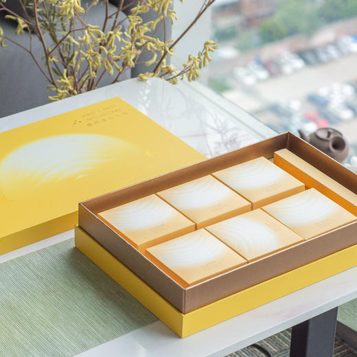 白月光常温冰皮燕窝月饼礼盒 6个/盒 商品图3