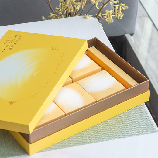 白月光常温冰皮燕窝月饼礼盒 6个/盒 商品图4