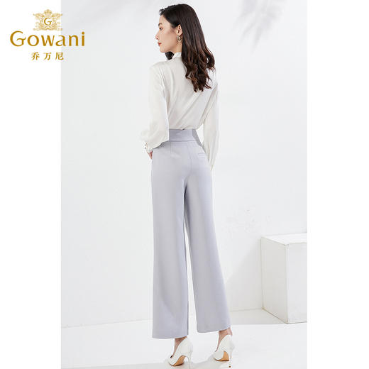 乔万尼阔腿裤休闲气质长裤EI3F181 商品图4