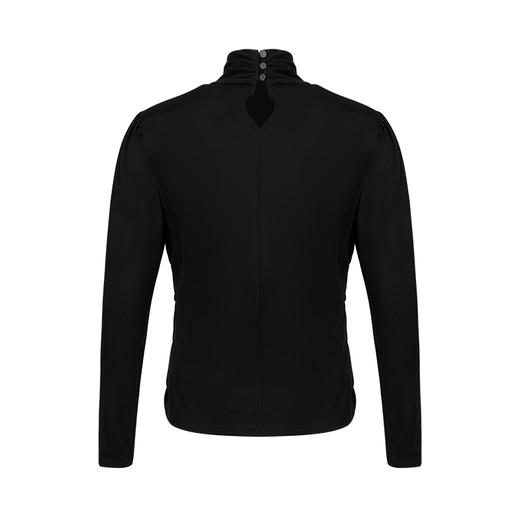 VIMAGE纬漫纪秋季新品简约百搭半高领小上衣打底衫套头V1613210 商品图5