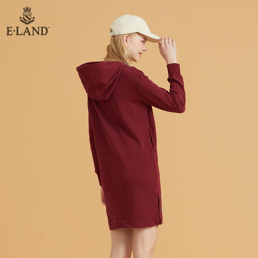 衣恋宽松休闲连帽柯基时尚连衣裙EEOMB49C1M 商品图2