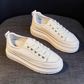 ZHR20新厚底女休闲鞋女板鞋子女运动鞋小白鞋白色女鞋