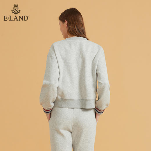 衣恋简约宽松圆领柯基徽章卫衣EEMTB49C5M 商品图2