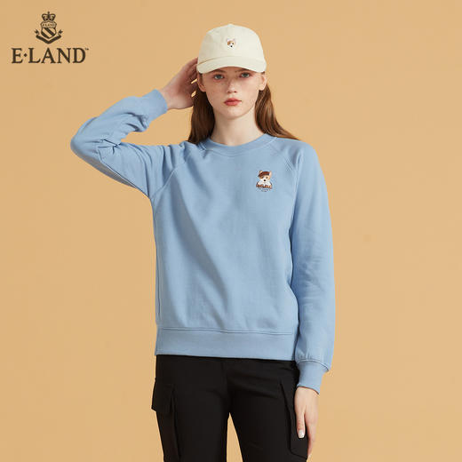 衣恋圆领宽松套头柯基卫衣EEMTB49C2C 商品图2