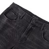 太平鸟男装 紧身黑色水洗潮流休闲牛仔裤男B2HAB3A06 商品缩略图2