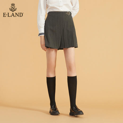 衣恋甜美可爱高腰JK百褶半身裙EEWHB49Q2N 商品图1