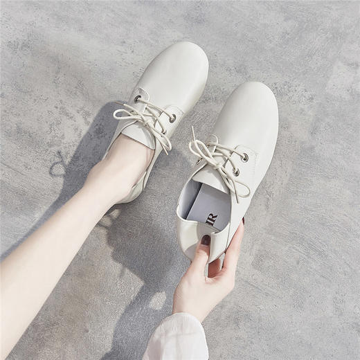 ZHR【一鞋两穿】通勤鞋平底单鞋女皮鞋女休闲鞋子女小白鞋女鞋 商品图11