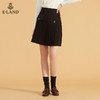 衣恋设计感高腰个性黑色百褶短裙EEWHB49Q3N 商品缩略图4
