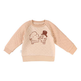 棉果果秋冬季新疆彩棉男童女童套头T恤M401140117610