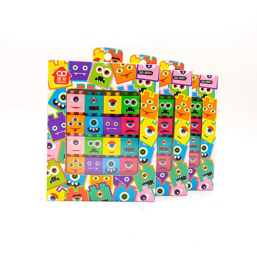 奇好怪物积木橡皮擦8051 商品图1