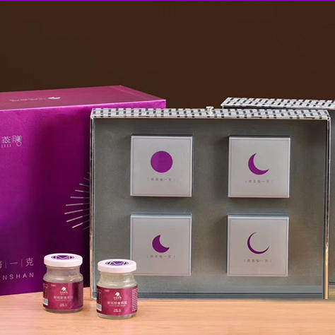 燕窝冰皮月饼+鲜炖燕窝双层礼盒 4月饼+45g/瓶*4 商品图4