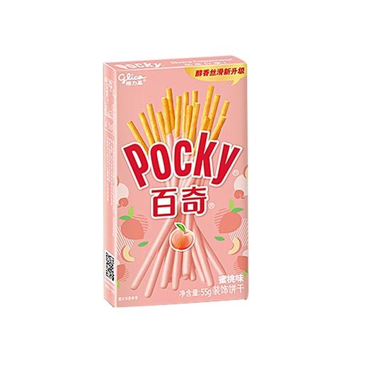 格力高百奇蜜桃味装饰饼干55g 商品图0