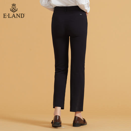衣恋显瘦直筒垂坠感休闲西装裤EETCB49H1M 商品图2