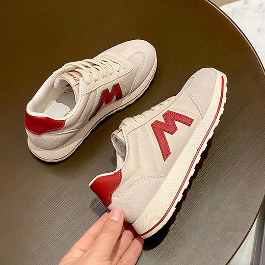 ZHR国潮平底板鞋女跑步鞋女休闲鞋子运动鞋女老爹鞋女鞋 商品图13