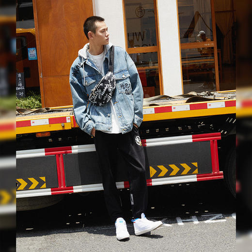 MISHKA印花针织长裤M61000831M 商品图2