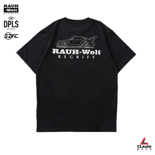 RWB主题 洛杉矶潮牌DPLS FOIL PRINT TEE 黑/白 商品图0