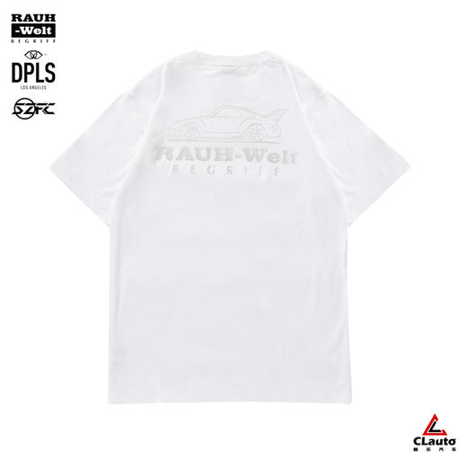 RWB主题 洛杉矶潮牌DPLS FOIL PRINT TEE 黑/白 商品图1