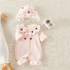 婴儿连体衣婴儿衣服女宝宝网红婴儿连体衣衣服0到3个月哈衣儿 商品缩略图0