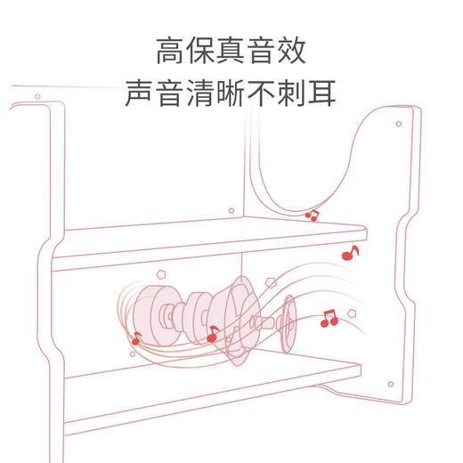 【六一礼物】mobee玩具钢琴儿童可弹奏木质宝宝早教迷你钢琴益智音乐启蒙小琴【莫贝】 商品图3