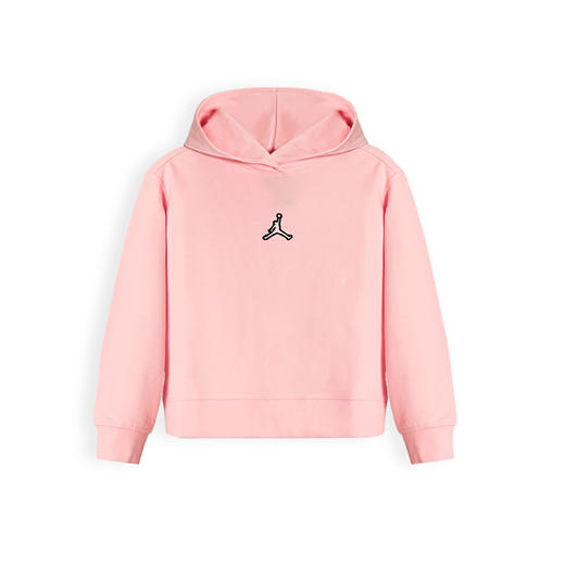 AIR JORDAN乔丹女童装秋AJ运动纯棉连帽套头卫衣JD2132093 商品图0